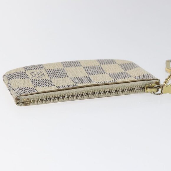 LOUIS VUITTON Damier Azur Pochette Cles Coin Purse N62659 LV Auth ki5525 - Picture 5 of 15